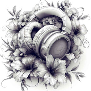 jazz-music – tattoo design ideas free ai generated – plain – for-collarbone – Gallery: music-inkby-ai
