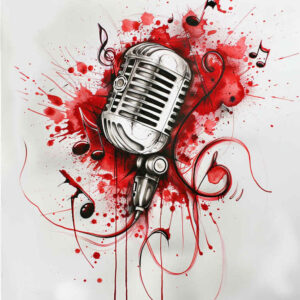music-as-art – tattoo design ideas free ai generated – single-dot – for-biceps – Gallery: music-inkby-ai