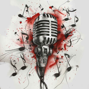 music-with-details-for-men – tattoo design ideas free ai generated – thin-script – for-collarbone – Gallery: music-inkby-ai