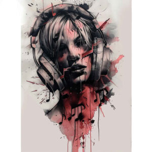 musical-instruments – tattoo design ideas free ai generated – simple-form – for-palm – Gallery: music-inkby-ai