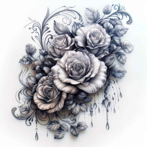 musical-note – tattoo design ideas free ai generated – gentle – for-chest – Gallery: music-inkby-ai