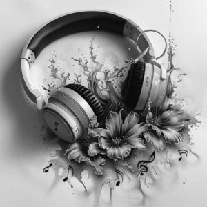 musical-note – tattoo design ideas free ai generated – unadorned – for-back – Gallery: music-inkby-ai