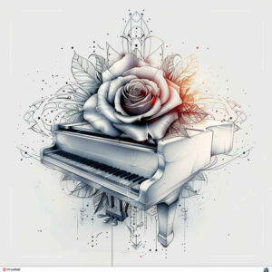 note-and-note – tattoo design ideas free ai generated – few-strokes – for-ribs – Gallery: music-inkby-ai