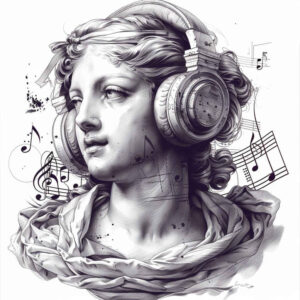 note-with-3d-effect – tattoo design ideas free ai generated – symbol-mark – for-hand – Gallery: music-inkby-ai
