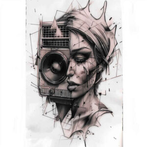 note-with-ornament – tattoo design ideas free ai generated – basic – for-shoulder – Gallery: music-inkby-ai