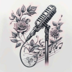 rhythm – tattoo design ideas free ai generated – unadorned – for-spine – Gallery: music-inkby-ai