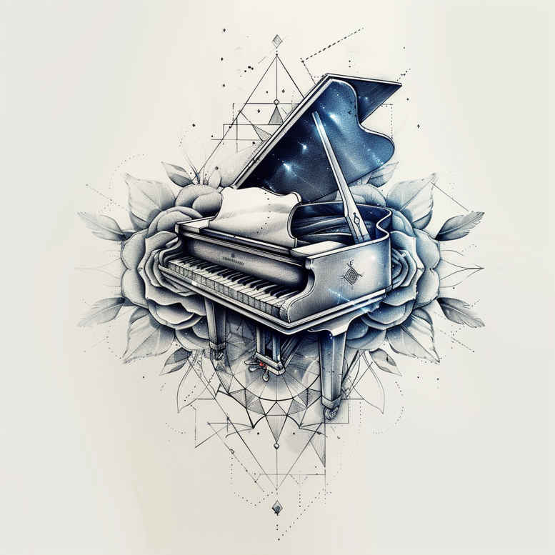 rock-music – tattoo design ideas free ai generated – punctual – for-shin – Gallery: music-inkby-ai