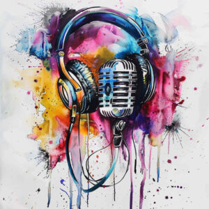 singing – tattoo design ideas free ai generated – discreet-ink – for-upper-back – Gallery: music-inkby-ai