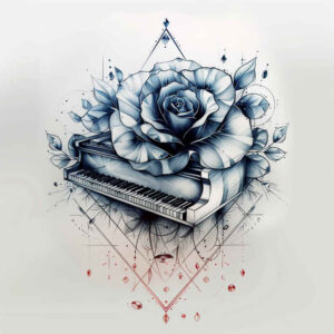 sound-waves – tattoo design ideas free ai generated – elemental – for-upper-shoulder – Gallery: music-inkby-ai