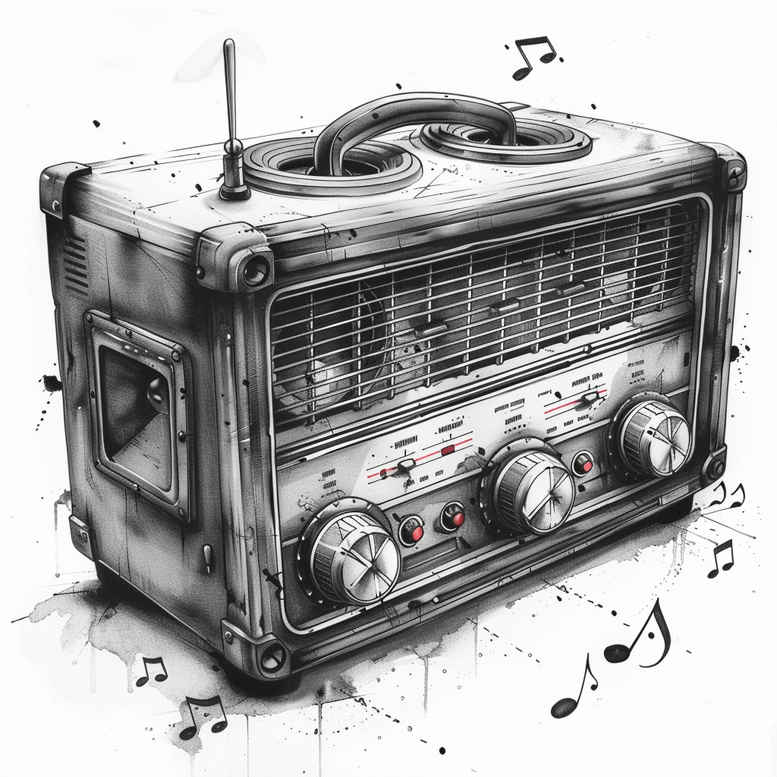 music tattoo design ideas Realism skin realism clear edge for upper arm