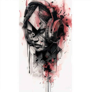 music tattoo design ideas volume effect dainty meaning determination