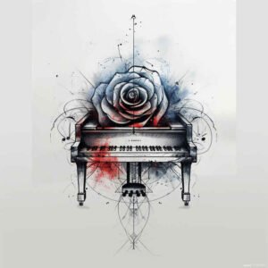 music tattoo design ideas vivid hues delicate meaning perseverance