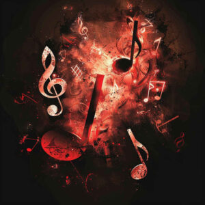 music tattoo design ideas Realism optical depth discreet for ankle