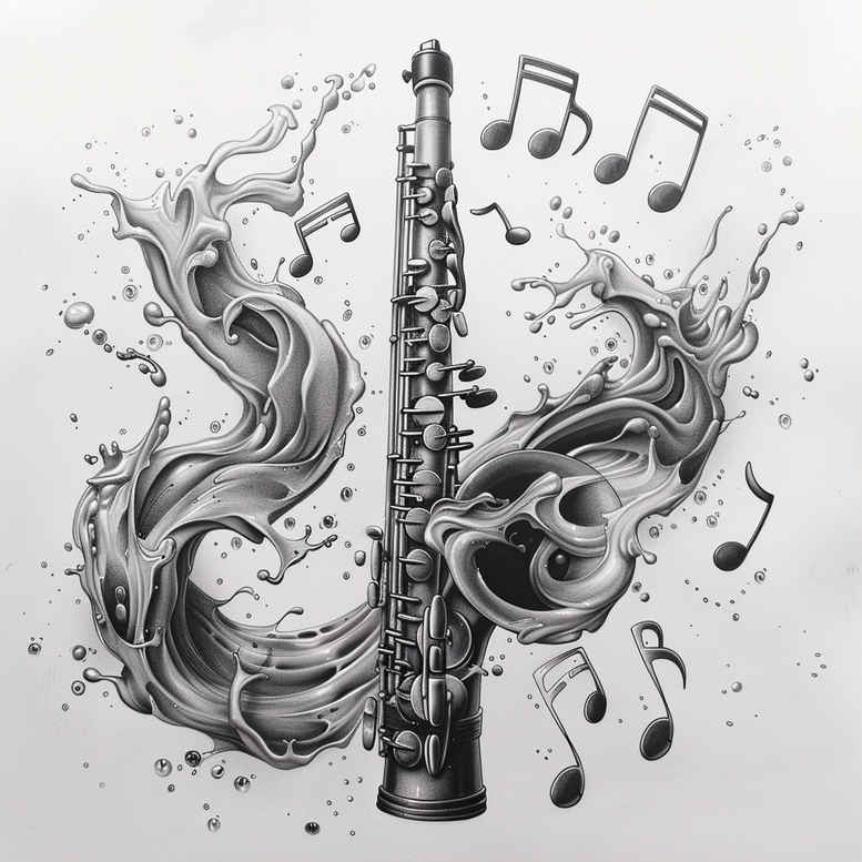 music tattoo design ideas surreal discreet ink stands for endurance