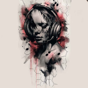 music tattoo design ideas artistic contrast discreet mark stands for strength