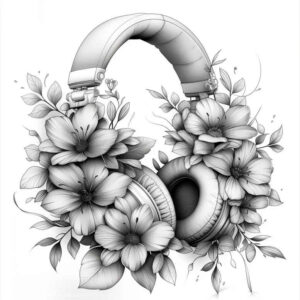 music tattoo design ideas Surrealism metaphysical discreet symbolising perseverance