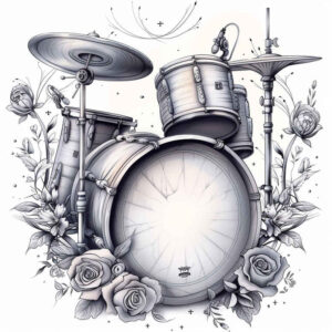 music tattoo design ideas realistic essential lines shows resilience