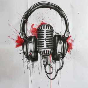 music tattoo design ideas textured fine line for shoulder blade