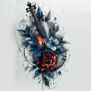 music tattoo design ideas moody little tattoo embodying courage