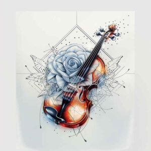 music tattoo design ideas cinematic micro symbol for foot