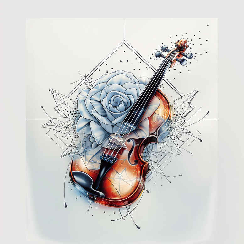 music tattoo design ideas cinematic micro symbol for foot