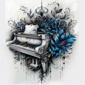 music tattoo design ideas artistic flair micro tattoo represents courage