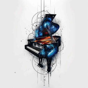 music tattoo design ideas moody micro tattoo symbolising endurance