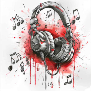 music tattoo design ideas textured fills minimal texture shows endurance