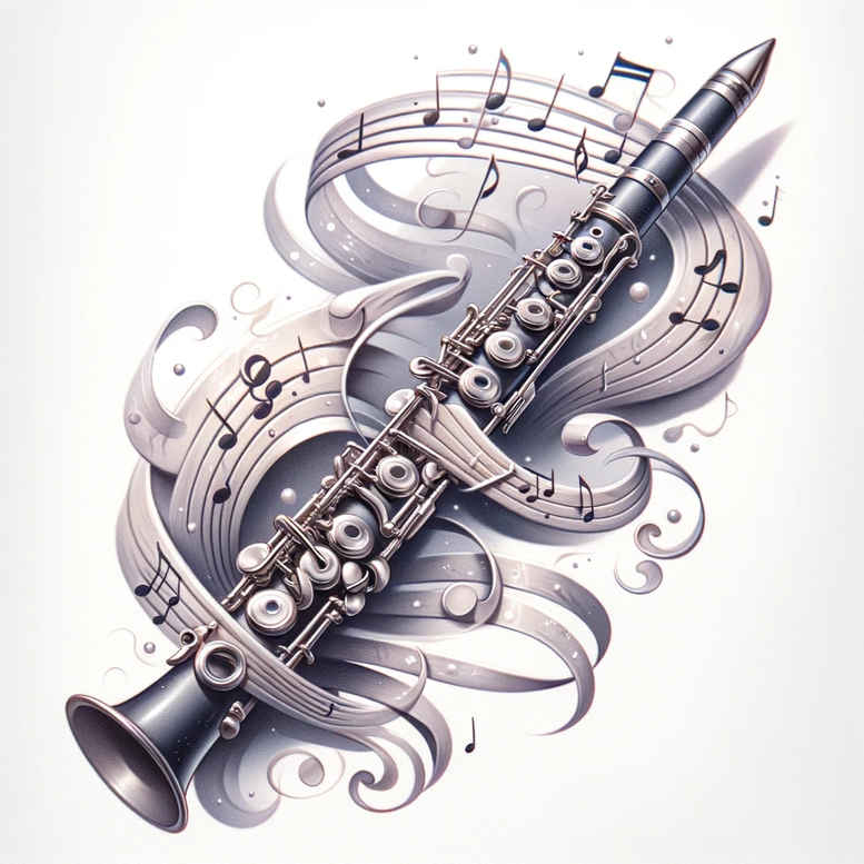 music tattoo design ideas vintage influence minimalist for chest