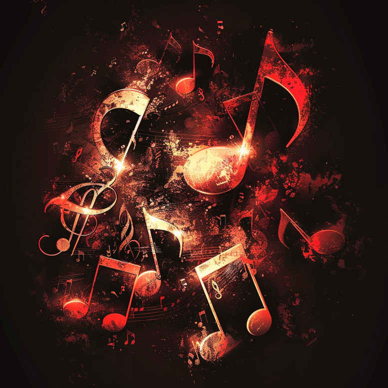 music tattoo design ideas Realism soft focus minimalist script symbolising resilience