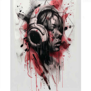 music tattoo design ideas dynamic linework outline only symbol of endurance