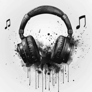 music tattoo design ideas Realism subtle gradients petite for lower arm