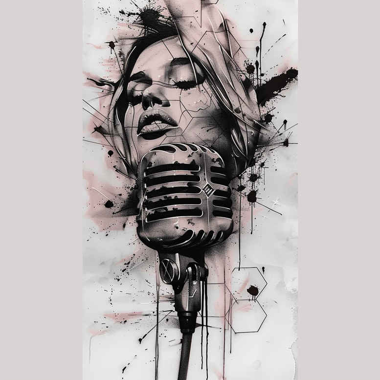 music tattoo design ideas surreal petite for nape