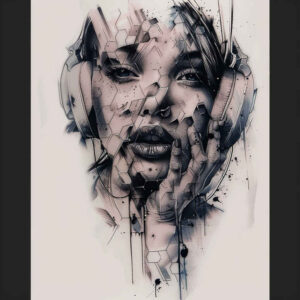 music tattoo design ideas close-up point minimal for lower arm