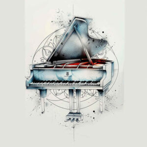 music tattoo design ideas Realism lifelike eyes precise represents strength