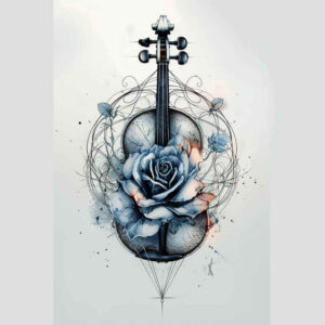 music tattoo design ideas Realism reflective light pristine for hand