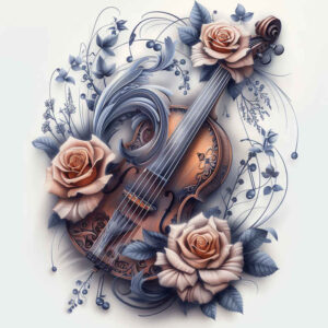 music tattoo design ideas realistic movement punctual embodying determination