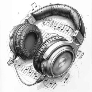 music tattoo design ideas bokeh pure shape perseverance and power