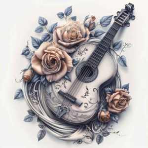 music tattoo design ideas displaced objects quiet art for back shoulder