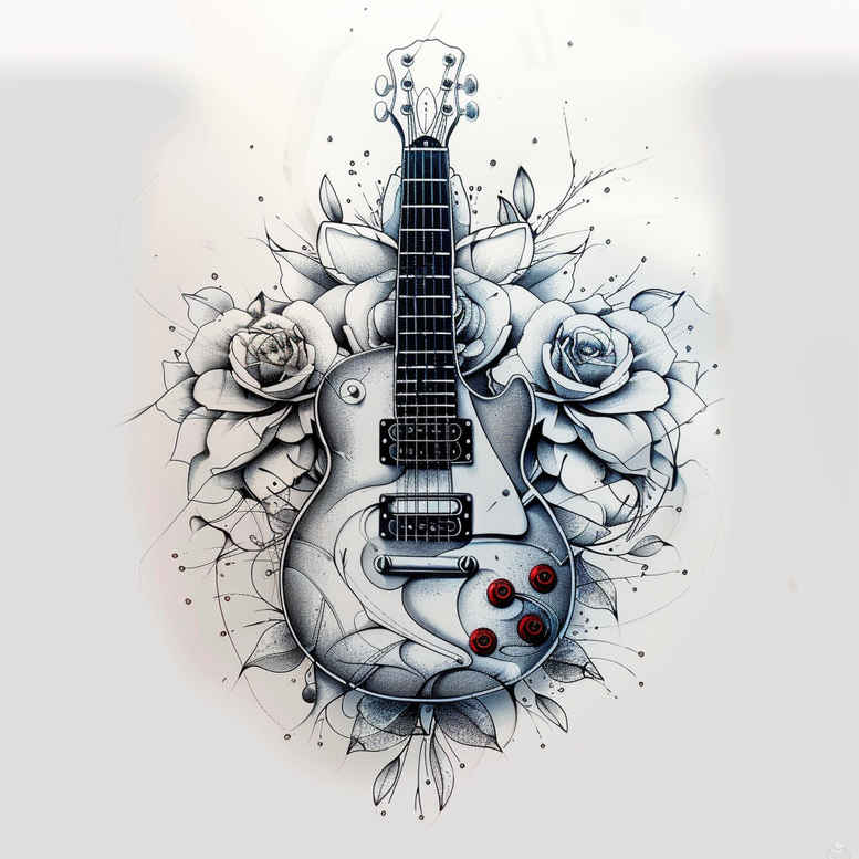 music tattoo design ideas classic motifs simple form represents endurance