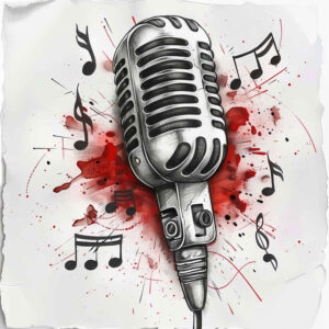 music tattoo design ideas ethereal textures simple icon shows strength