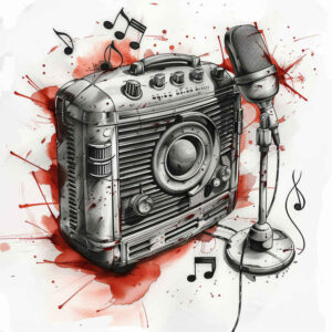music tattoo design ideas fisheye soft touch determination and power