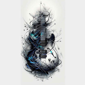 music tattoo design ideas contoured forms sparse represents resilience