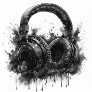 music tattoo design ideas Surrealism fragmentation understated for neck