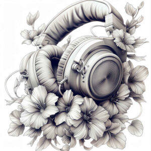 music tattoo design ideas contrasting colors understated represents determination
