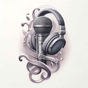music tattoo design ideas Surrealism abstract unembellished for full back
