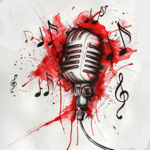music tattoo design ideas low-key whisper line symbol of endurance