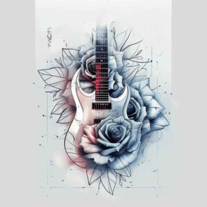treble-clef-note – tattoo design ideas free ai generated – thin-script – for-hand – Gallery: music-inkby-ai