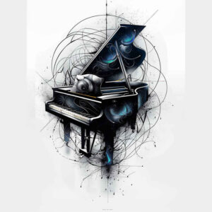 violin – tattoo design ideas free ai generated – pure-design – for-lower-back – Gallery: music-inkby-ai