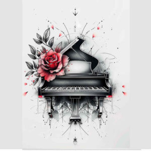 violin – tattoo design ideas free ai generated – slender – for-collarbone – Gallery: music-inkby-ai